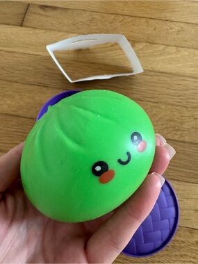 RMS The Original Viral Mystery Dumpling Green Squishy Dumpling Fidget Toy